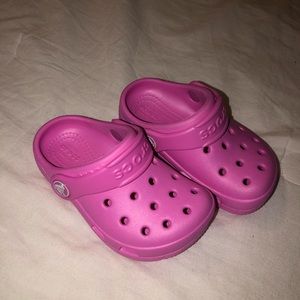 Toddler Hot Pink CROCS
